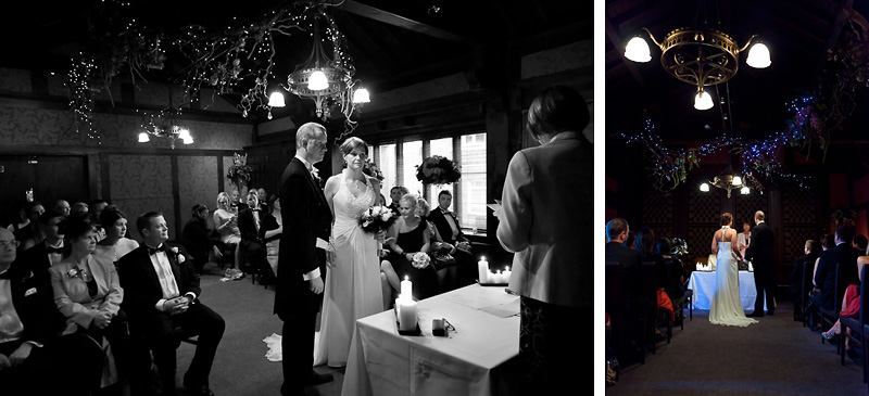 Bride and Groom make their wedding vows