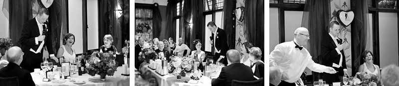 Groom has guests laughing with his speech