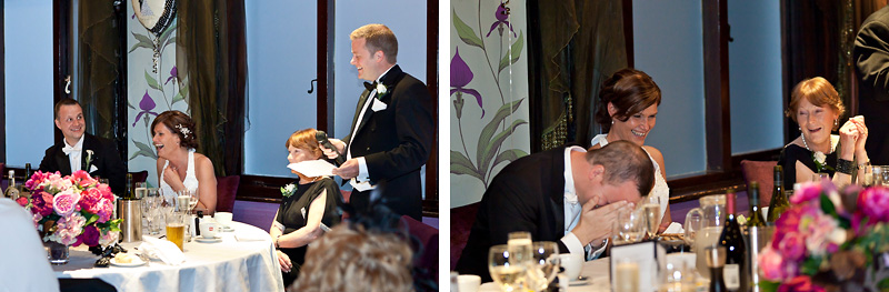 Best Man embarrass Groom during his speech